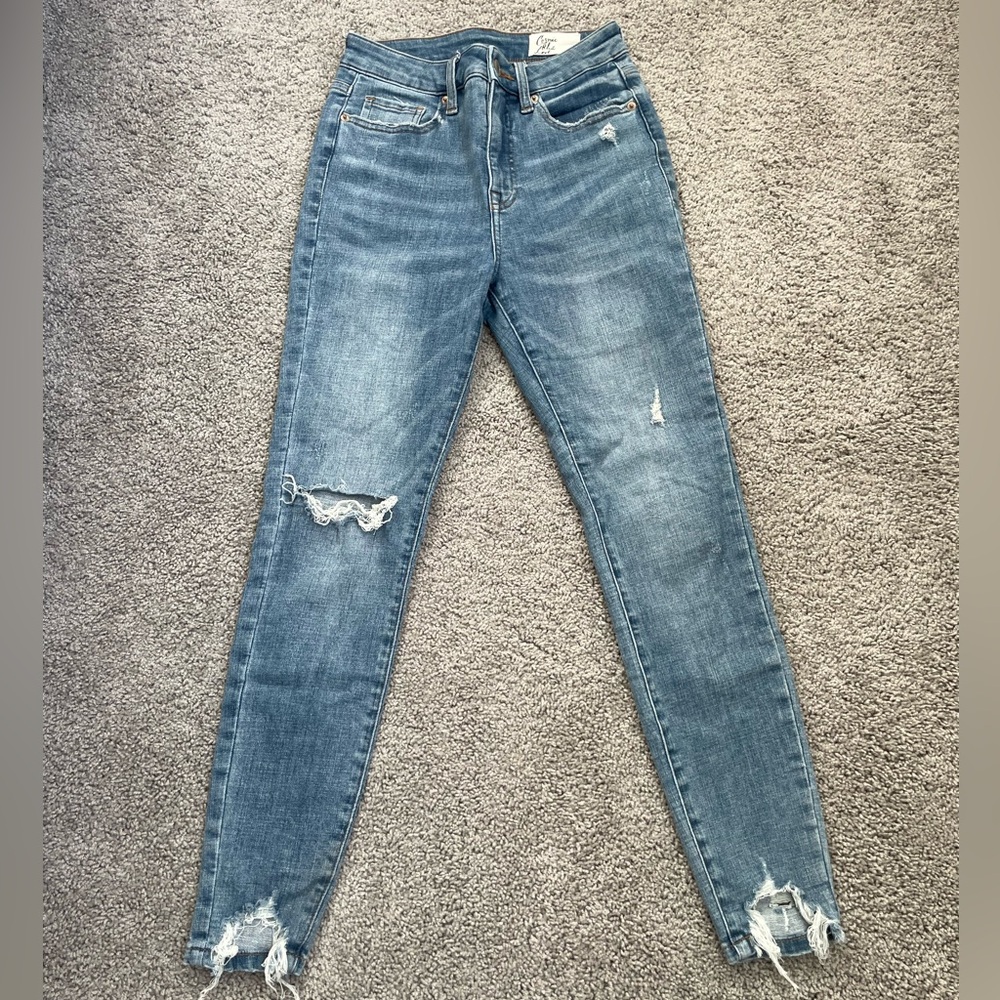 Cosmic Blue Love 27P jeans